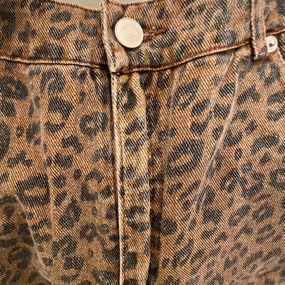 Isabelle’s Cabinet- Cheetah Mini Denim Skirt - Picture 3 of 3
